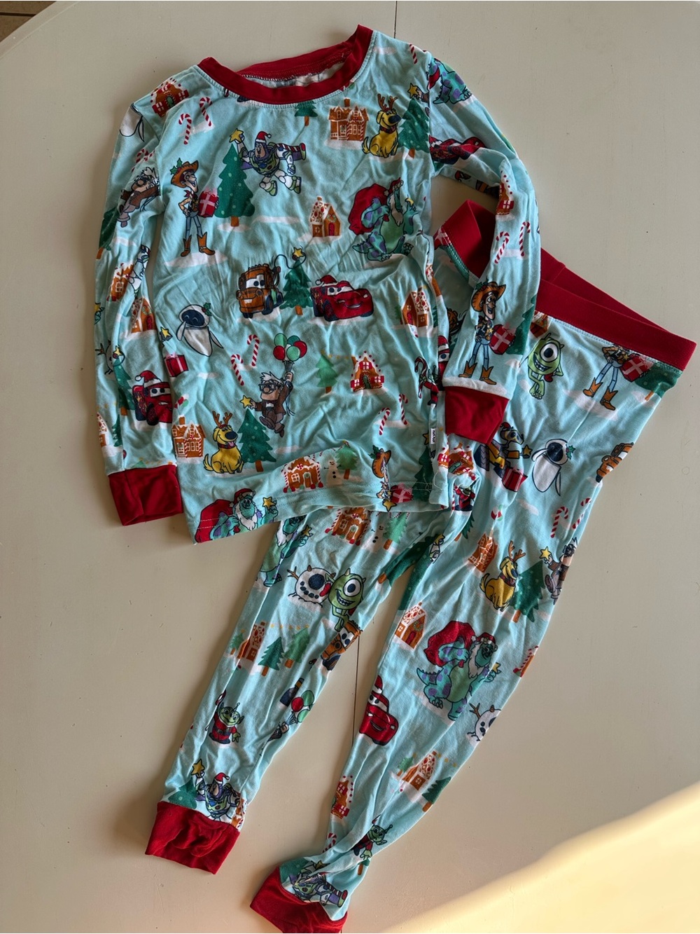Little Sleepies Holiday / Christmas pajamas Pixar size 4T